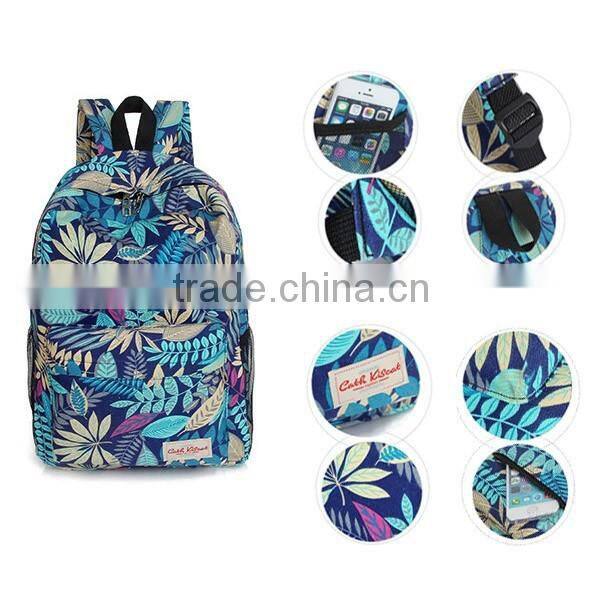 Custom Brand Designer Canvas Wholesale Backpack for School