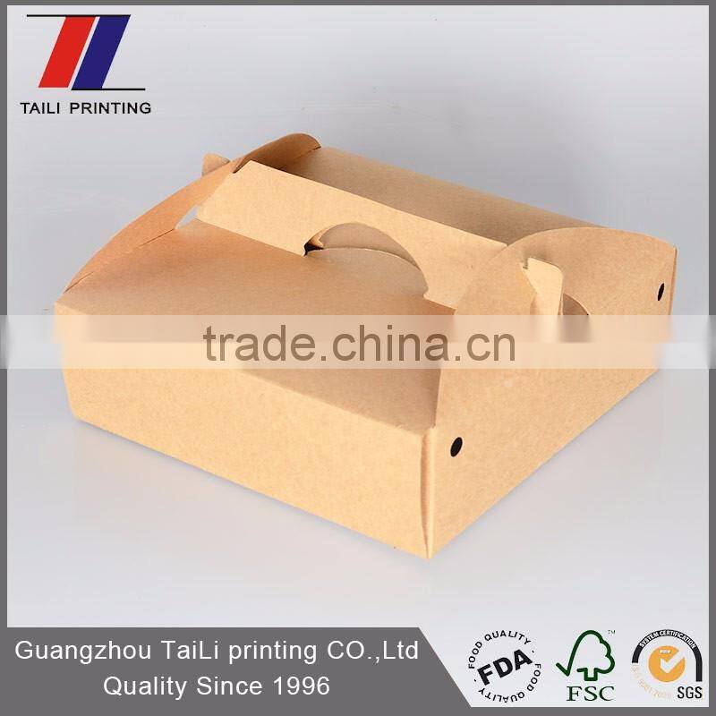 Custom paper cardboard lunch box