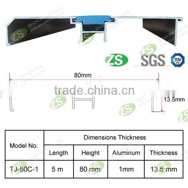 Aluminium Profile Al-alloy Skirting Board