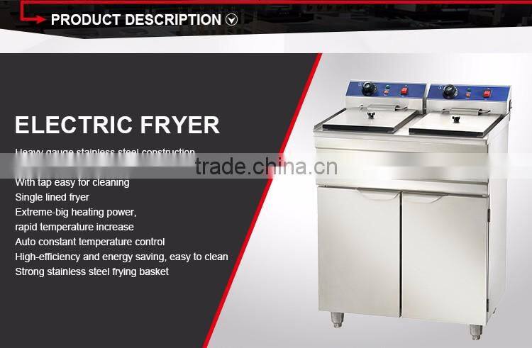chicken machine used deep fryer chicken frying food electric machine with cabinet