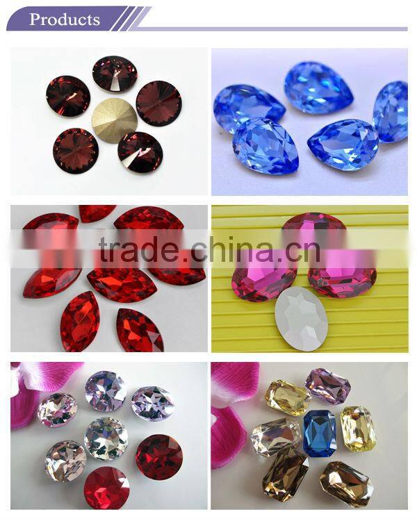 Wholesale Top Quality Sew On Glass Stone
