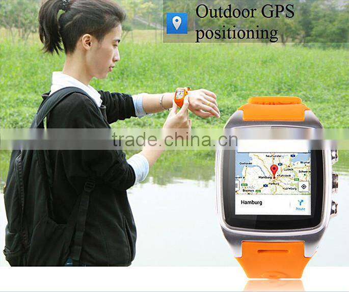 Factory Price Fashion CDMA watch phones with wifi Auto Focus GPRS Bluetooth GPS Navigation
