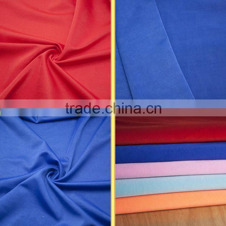 Factory price shiny knitted 88 polyester 12 spandex fabric for swimwear fabric