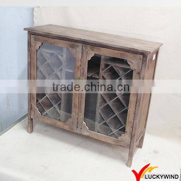 Country Retro Wooden Drinks Cabinet