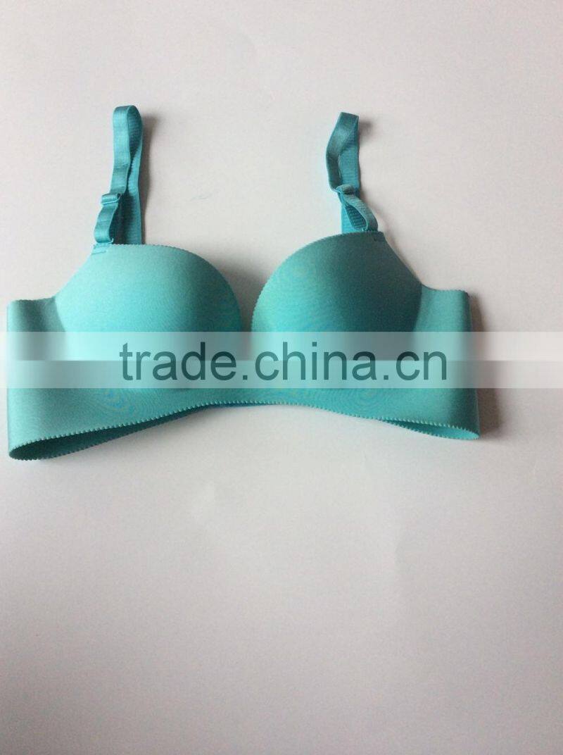 Solid Color Push Up Underwear Steel Support Bra