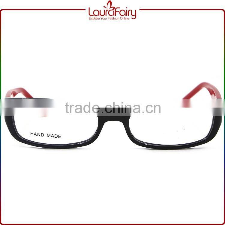 Laura Fairy Most Popular Hand Made Elegant Lady Red Black Acetate Optical Frames