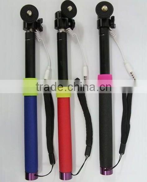 JR-889 Newest Colorful Flexible Wire Selfie Monopod