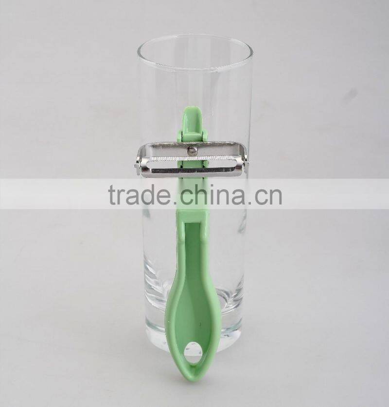 ABS+S/S 15*5.1 Kitchen tools fruit&vegetable peeler/Rotary type peeler