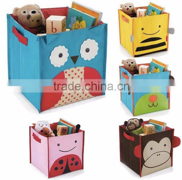 Hot sale printed storage box foldable fabric