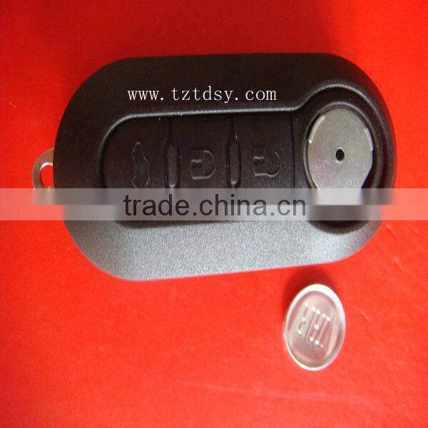 Tongda Top key for fiat modified flip remote key shell .3 button flip key , key shell .