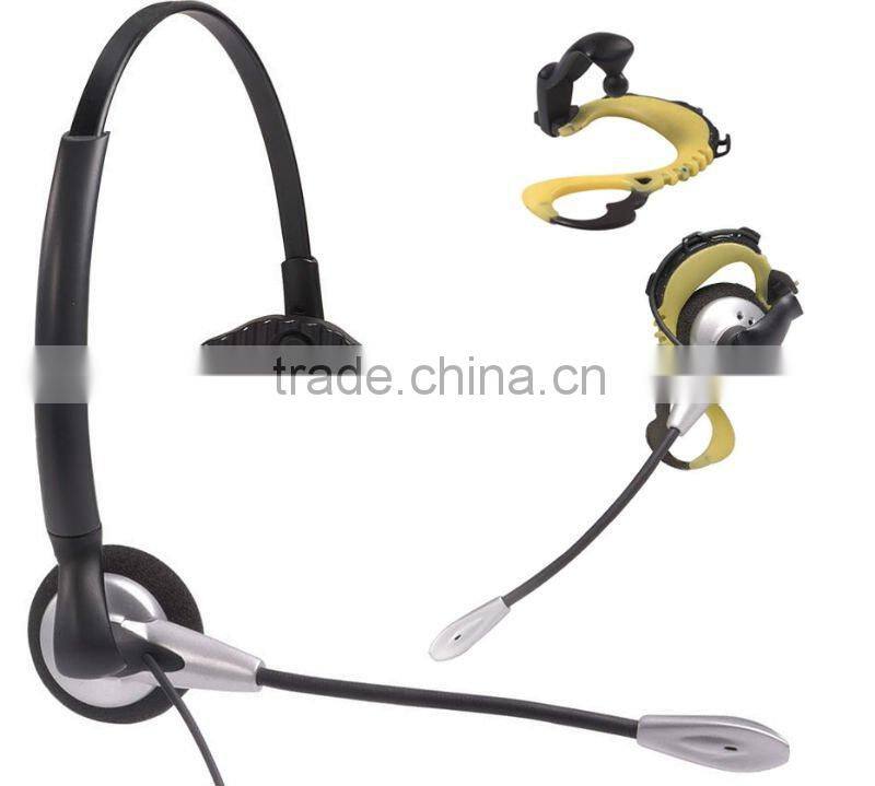 Convertible telephone Headset