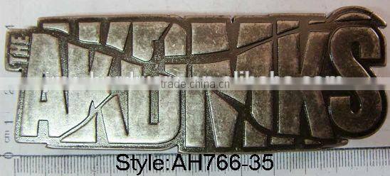 custom brand name buckles plate metal belt buckleS