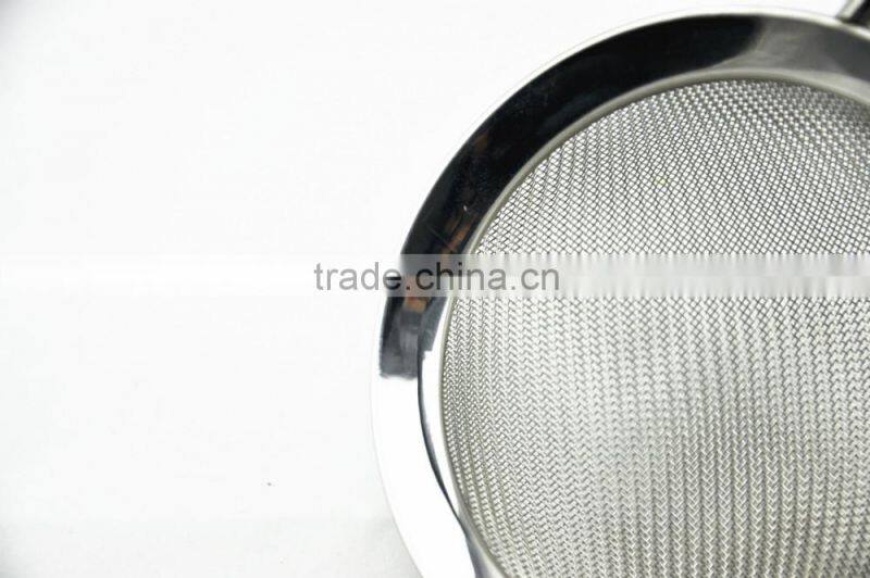 Stainless steel used kitchen strainer