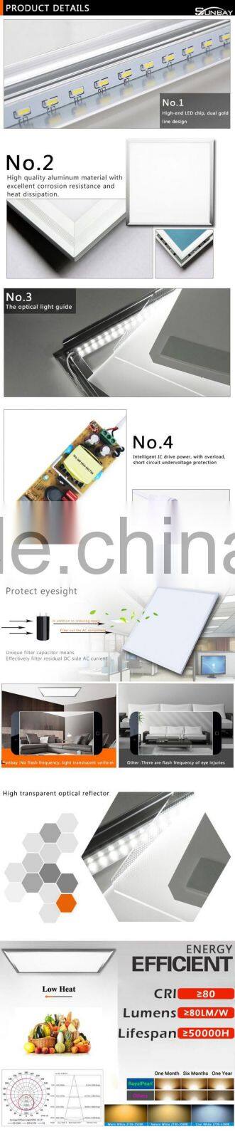 620x620mm Ultra thin LED Panel light with TUV certification 36W/40W/45W/48W/55W/60W available Germany led flat panel