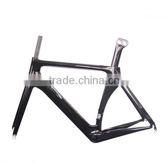 Chinese carbon track frame set 48/51/54/56/58cm headset 1-1/8"-1-1/4"