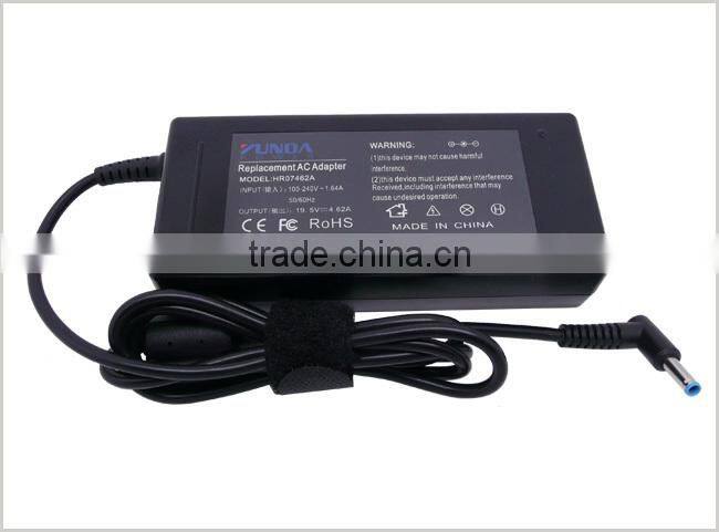 90W 19.5V 4.62A Universal Laptop Adapter, Power Adapter Supply for HP Pavilion 17-e000