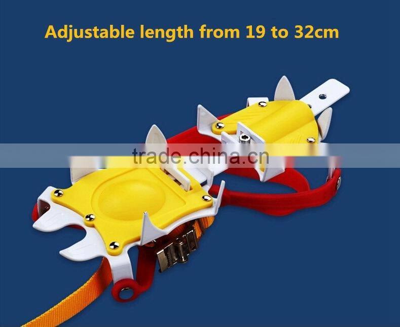 10 teeth mountain climbing adjustable nonslip snow ice crampons for shoes