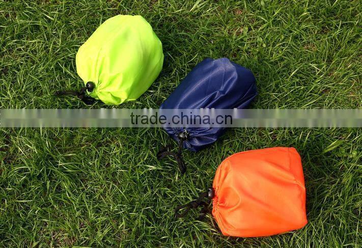 Outdoor camping travel self inflatable pillow