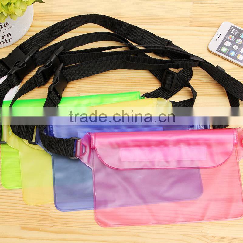 Outdoor swimming drifting PVC waterproof waist pouch