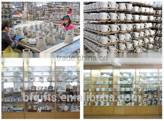 Enamel kettle set/ Ceramic LED Electric kettle/ White High Quality Teapot set/ 2015 New Design