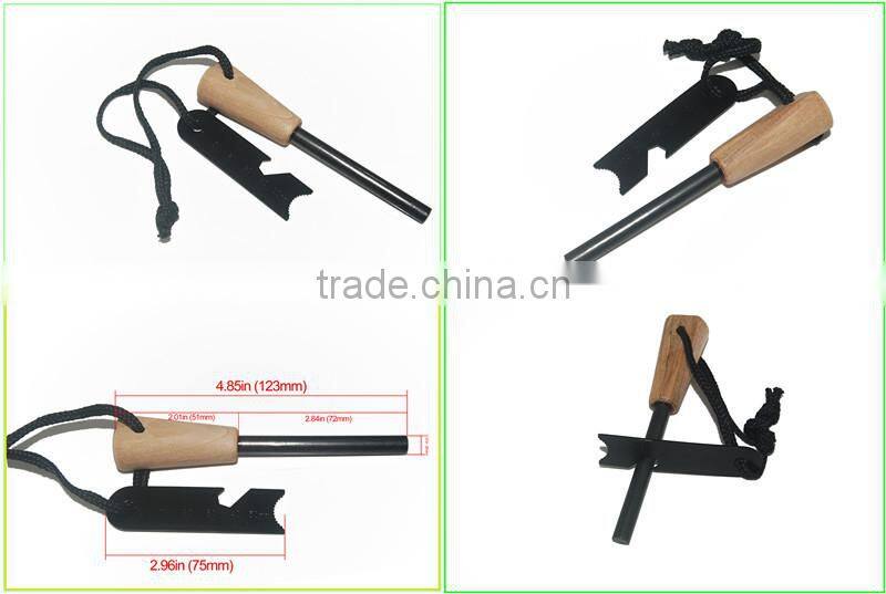 Survival Tool Fire Starter Flint Emergency for Camping & Outdoor Survival