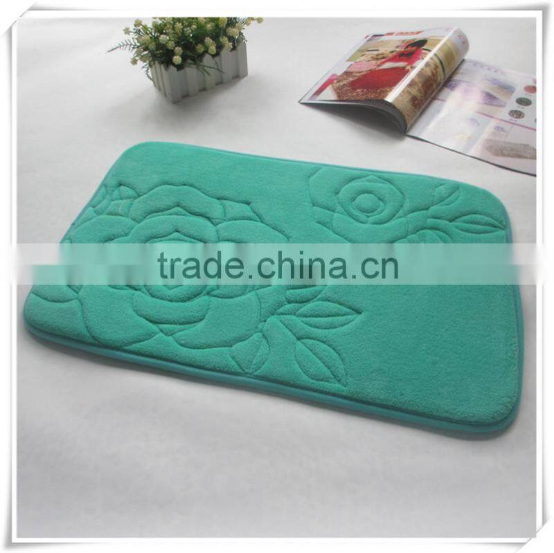 2014 hot sell with high quality color changing bath mat,anti-slip PVC bath mat/Memory foam bath mat_ Qinyi