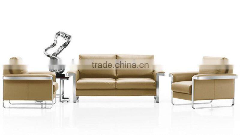 S-35 simple design green leather sofa china