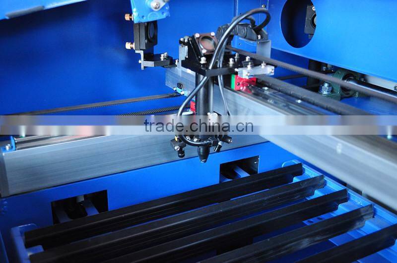 good character acrylic wood co2 laser engraving cutting machine with good after-sales aervice overseas