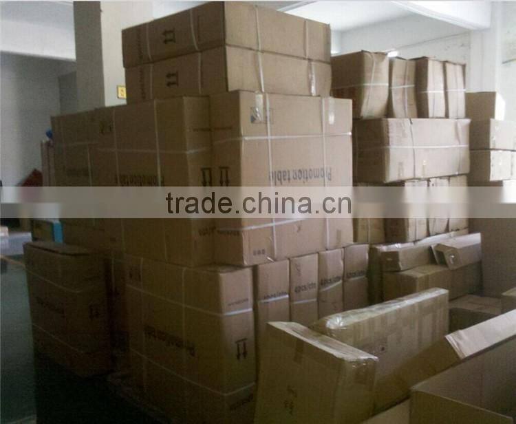 Hot sales PP plastic promotion table display for supermarket promotion booth