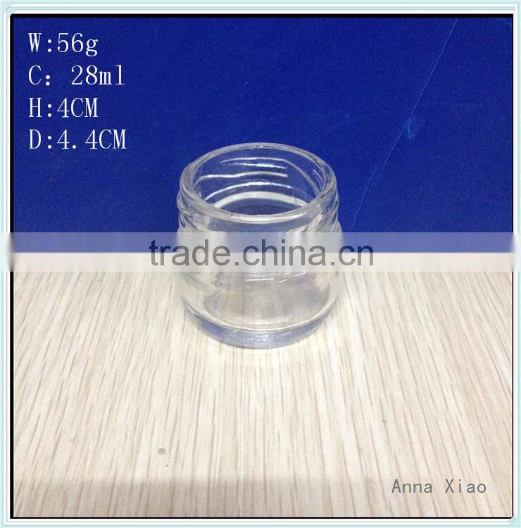 small size glass honey jars 25ml