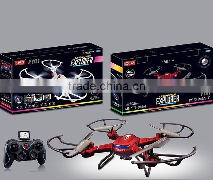 2016 6 Axis Gyro HD Camera Explorer RC Drone Quadcopter,LCD Screen quad GW-F181