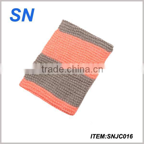 2014 fashion two tone color block infinity scarf