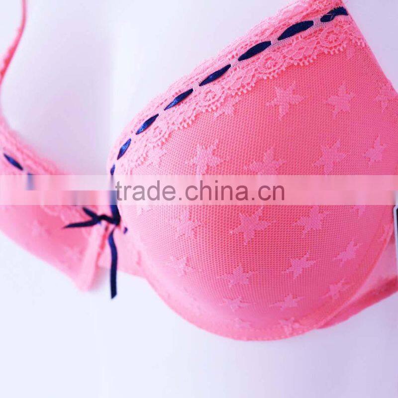 Made in China ladies lace bra mature women stylish sexy bra