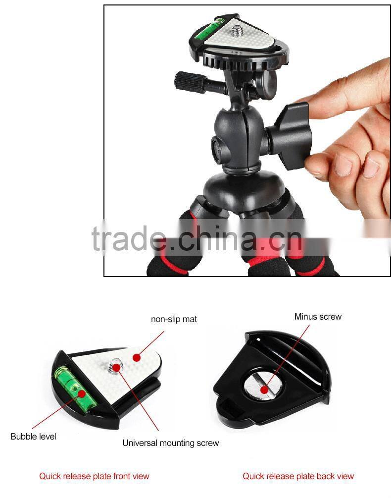 Mini octopus tripod flexible tripo for tablet pc
