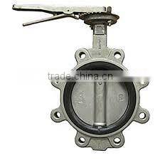 OEM Precision Wafer Type Metal Sealing Stainless Steel Water Butterfly Valve