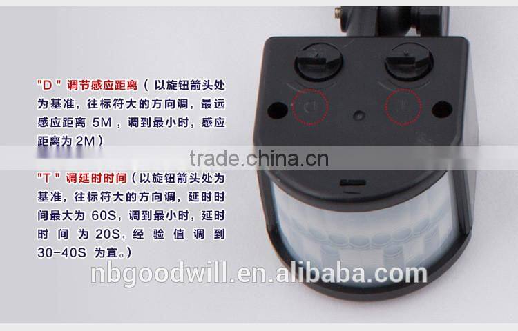 Outdoor solar LED lights, the human body induction lamp, waterproof double induction street light, solar garden light