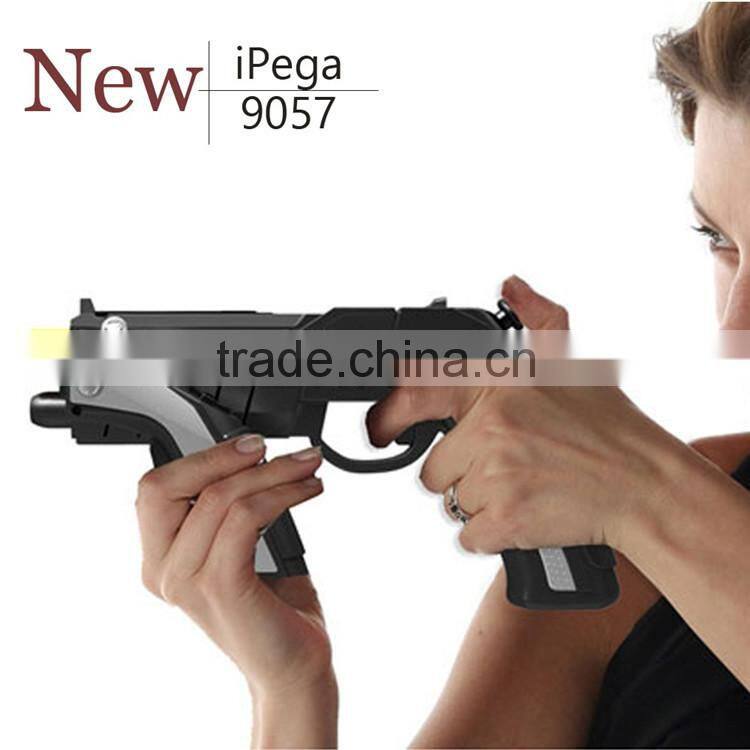 iPega PG-9057 Black Precision Wireless Bluetooth Shooting Game Gun Joysticker Gamepad for PS3 Move Motion Controller