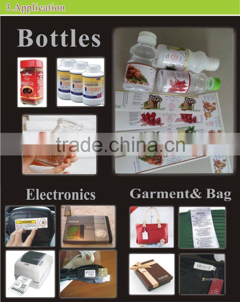 2015 Alibaba china Printed promotion colorful label,custom printed labels