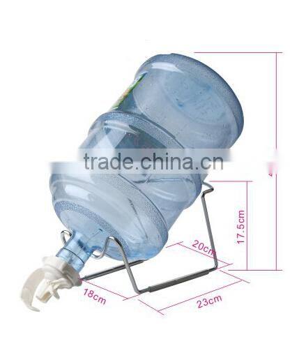 3 tiers black floor style metal wire 5 gallon water bottle holder