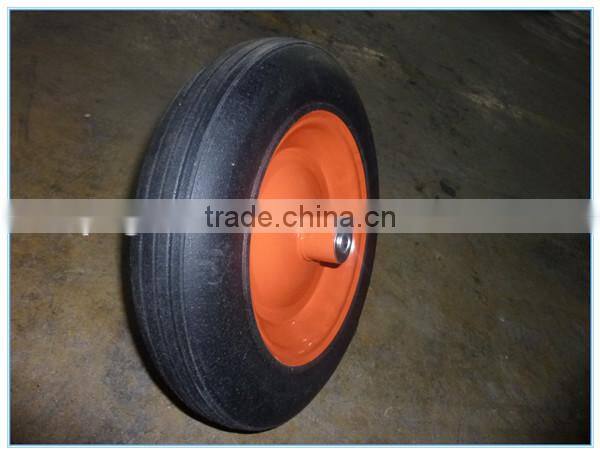 Rubber Wheel from Qingdao Yinzhu Wheel Barrow Solid Rubber Tire