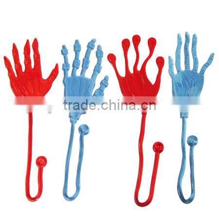 Wholesale assorted color Sticky hand toy