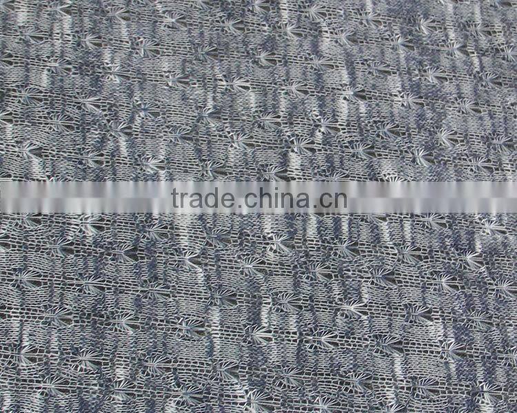 spring fashion knit sweater polyester mesh fabric