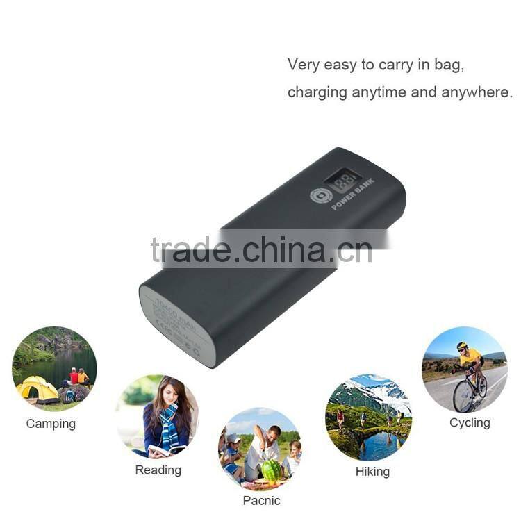 2016 Newest 10400mah li-polymer battery aluminium mobile power bank with stand support quickly charging for smartphone