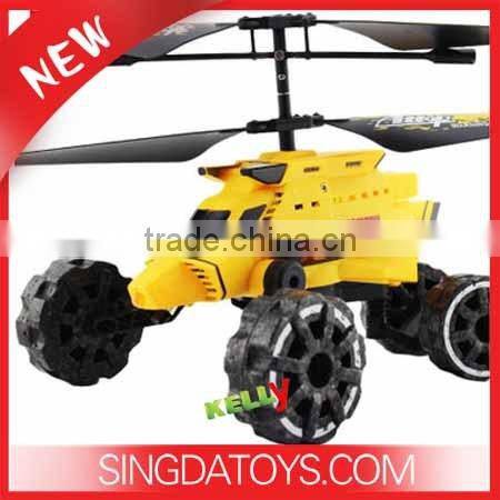 New YD-922 Aerocar 2 Channel Flying & Walking Toy RC Helicopter