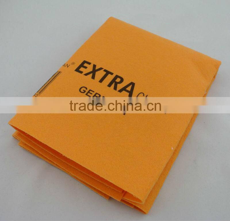 Germany extra clean logo printed orange super absorbent floor wipers