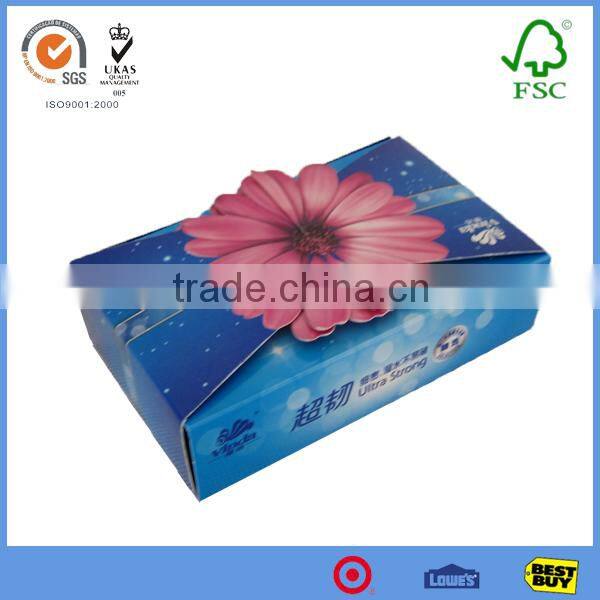 Color Printing 3D Design Recycled Packaging Box Of China