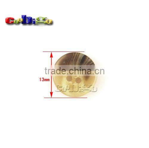 13mm(20L) Fashion Resin Grain Buttons 4 Holes Sewing Craft DIY Accessories For Bag Shoe Garment #FLN006-13B