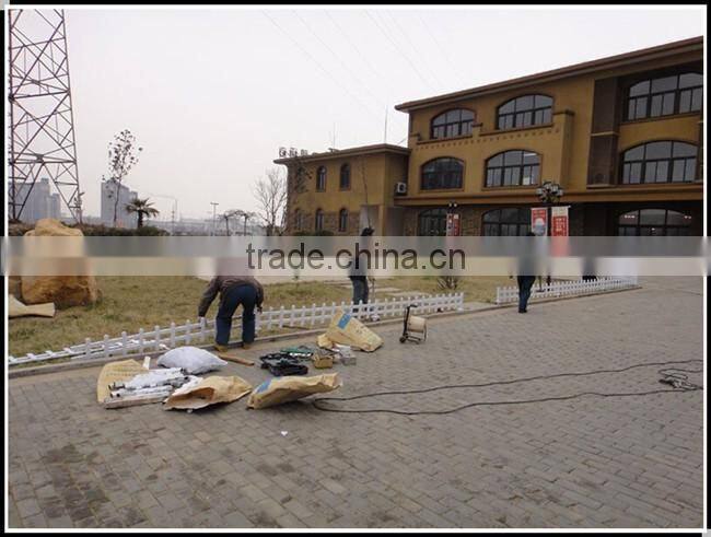 White UV-PVC villa fence/vinyl fence for garden