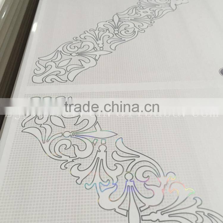 the most salable foiled PVC tile board, PVC panel for ceiling and Plastic tile grid