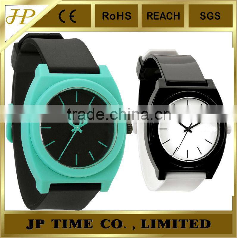 fashion pure color waterproof wholesale analog quartz one dollar watches wrist watch